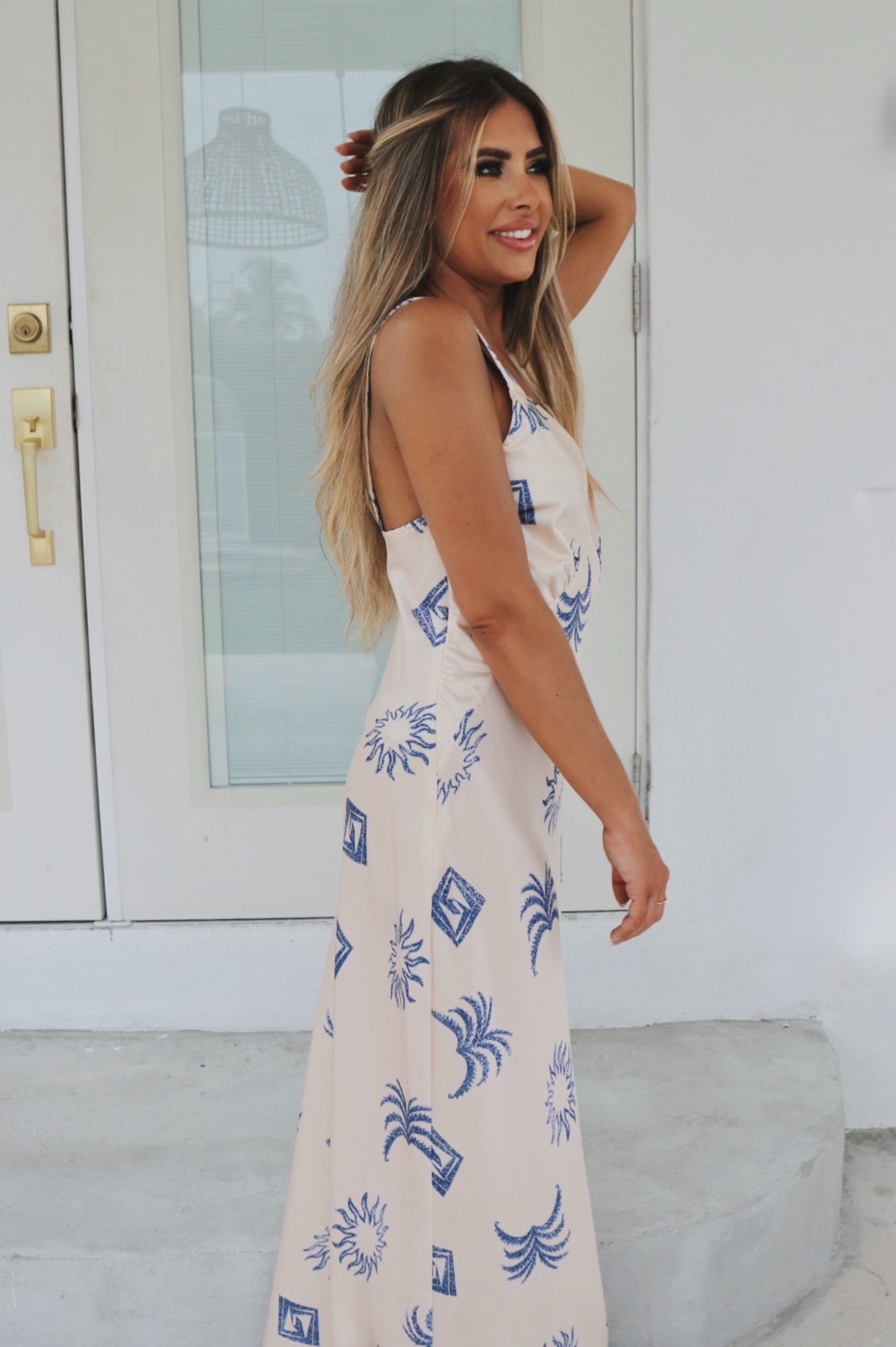 Vacation Grecian Maxi Dress